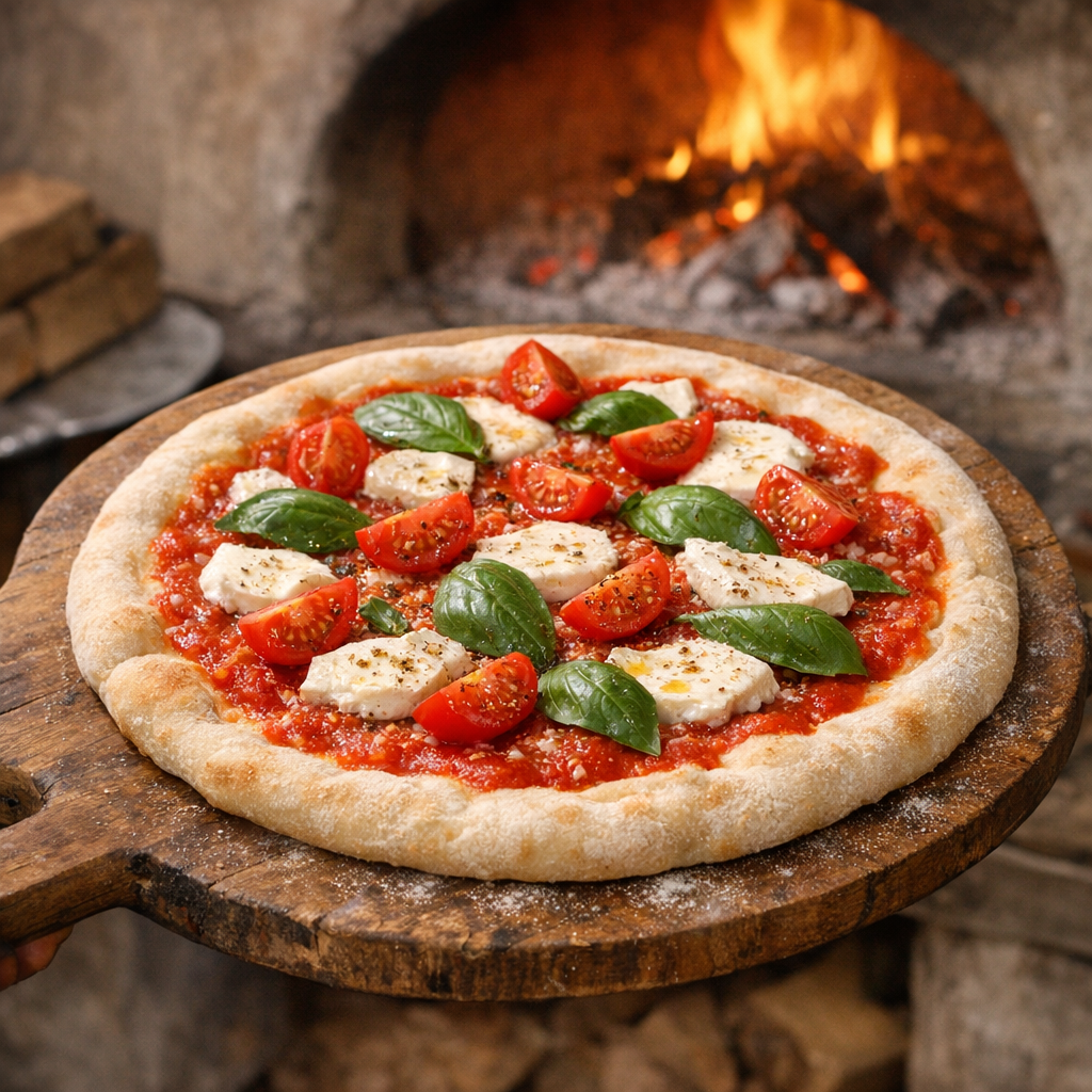 Traditional pizza preparation tools